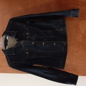 Dark wash jean jacket